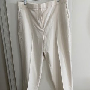 Ann Taylor White Linen Pants